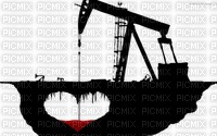 Coeur de sang emo pétrole - PNG gratuit