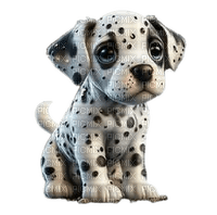chien (chiot dalmatien) - nemokama png