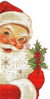 christmas vintage santa pere noel - PNG gratuit