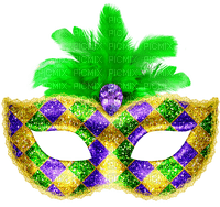 Mask.Gold.Green.Purple - 免费PNG