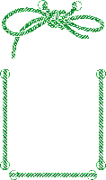 Cadre nœud vert - Бесплатный анимированный гифка
