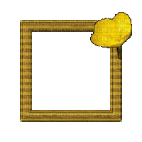 Small Yellow Frame - GIF animate gratis
