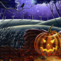 Fond Irena glitter gif image deco animé Halloween - Free animated GIF