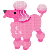 pink poodle emoji - PNG gratuit