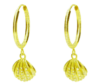Earrings Yellow - By StormGalaxy05 - png gratis