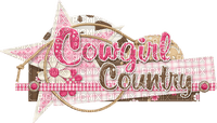 CowGirl.Western.Pink.Text.Deco.Victoriabea - Free PNG