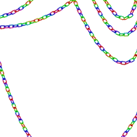 rainbow chain - PNG gratuit