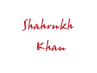 Shahrukh Khan Text - безплатен png