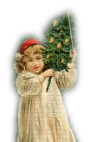 kikkapink baby child christmas tree vintage