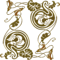 vintage overlay gold fond background effect  abstract deco tube - png gratis