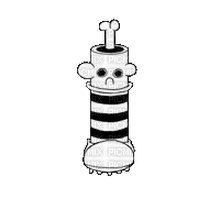 Black And White Animation - Bezmaksas animēts GIF
