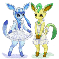 🐺Glaceon🐺 🐱Leafeon🐱 - zadarmo png