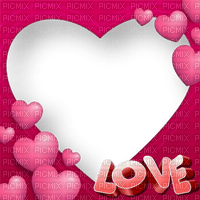 Valentine's.Cadre.Frame.Love.Victoriabea - PNG gratuit