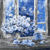 soave background animated vintage windows vase - GIF animé gratuit