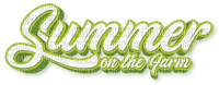 Summer On The Farm Text - Bogusia - png gratis
