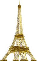 la tour Eiffel,Paris,gold,deko,Pelageya - png gratis
