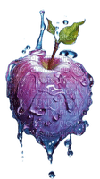 Яблоко арт - png gratis