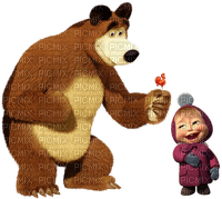 Kaz_Creations Masha & The Bear - kostenlos png