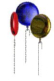 Turning Party Balloons - Animovaný GIF zadarmo