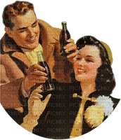 loly33 COUPLE vintage - 免费PNG