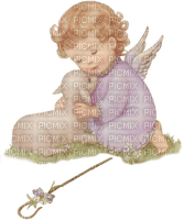 Angel with Sheep - Free PNG