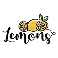 Lemon Text - Bogusia - δωρεάν png