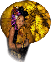 mujer con paraguas by EstrellaCristal