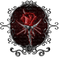 Rose gothique 4 animée - GIF เคลื่อนไหวฟรี