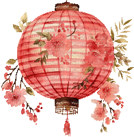 ♡§m3§♡ lantern Asian animated red lights - 免费动画 GIF
