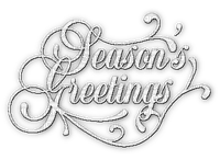 soave text season's greetings holiday winter - Free PNG