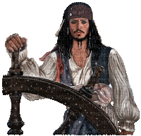 homme  pirate - Free animated GIF