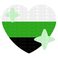 Neutrois Pride heart emoji - ilmainen png