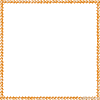 soave frame animated border vintage pearl orange - Бесплатни анимирани ГИФ
