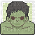 Hulk Icon - GIF animasi gratis