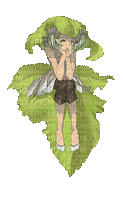 green girl - Nemokamas animacinis gif