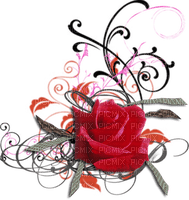 роза угол - δωρεάν png