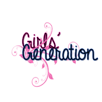 Text Girls`Generation - PNG gratuit