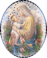 MMarcia gif virgem Maria menino Jesus - Bezmaksas animēts GIF