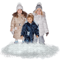 kids children in the winter - Free PNG