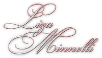 soave text  Liza Minnelli pink - png gratuito