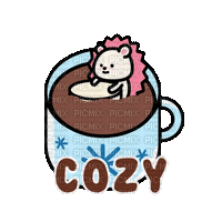Cozy Coffee - Animovaný GIF zadarmo