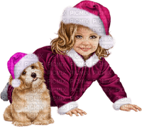 Kaz_Creations Baby Enfant Child Girl Colours Colour-Child  Christmas - bezmaksas png