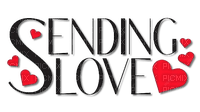 Sending Love.Text.deco.Victoriabea - PNG gratuit