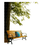 tree,chair, bench - nemokama png