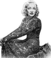 soave woman vintage Marlene Dietrich black white - png grátis