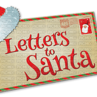 letters to santa bp - png gratis