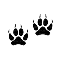Animal paw prints - png ฟรี