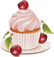 Cupcake Kirsche - kostenlos png