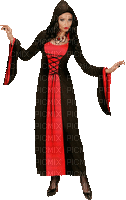 femme Halloween sorcière - GIF animado grátis