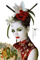 Kaz_Creations Woman Femme Red  Asian - zadarmo png